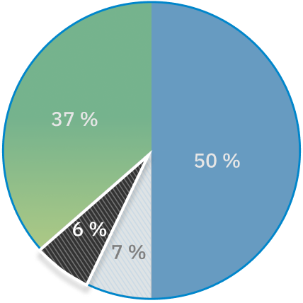Un graphique circulaire met en évidence la proportion de 6 % des plaintes concernant les soins à domicile et en milieu communautaire.